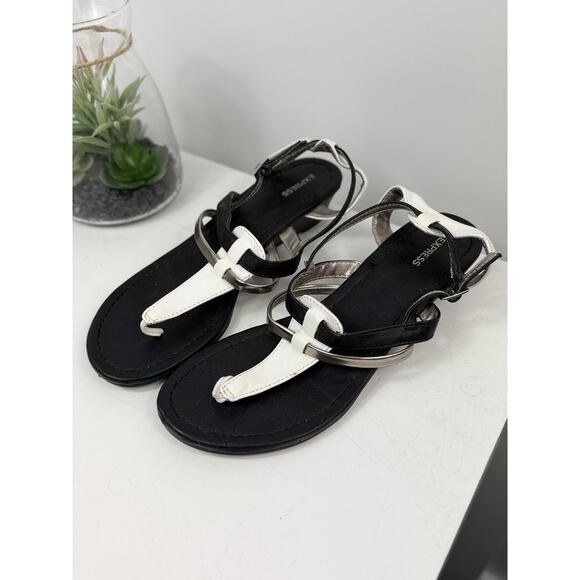 Cute Express Sandals Size 7 - Picture 1 of 6